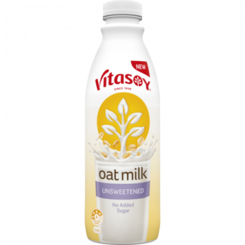 VITASOY OAT UNSWEETENED 1L PET