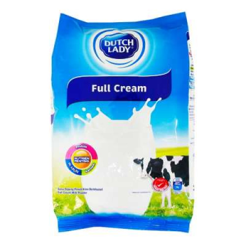 DUTCH LADY  MILK PWDR  FULL CREAM POU 900G