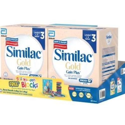 SIMILAC S3 1.8KG BIB X 2 FOC CAMBRIDGE