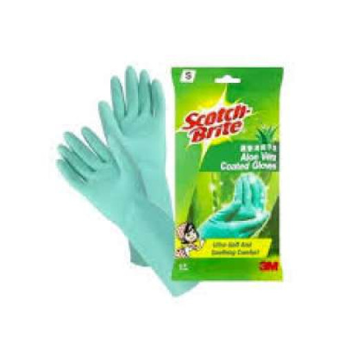 SCOTCHBRITE 3MAVM ALOE VERA GLOVES M