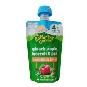 RAFFERTYS GARDEN SP APL BROCCOLI PEA BF 120G  RAFFERTYS GARDEN SP APL BROCCOLI PEA BF 120G