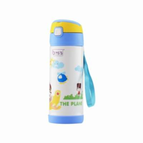 BOSS BB02-BK035A14 350ML VACUUM STRAW BOTTLE 