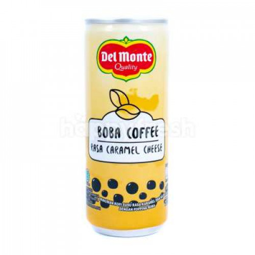 DELMONTE READY TO DRINK BOBA COFFEE CARAMAL CHEESE