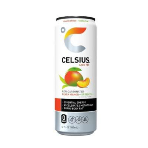 CELSIUS PEACH MANGO GREEN TEA