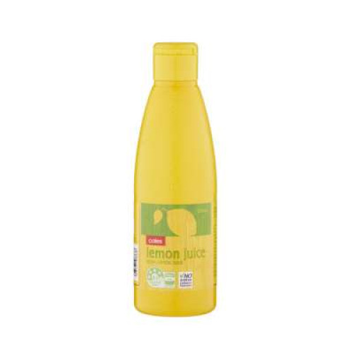 COLES LEMON JUICE 250ML