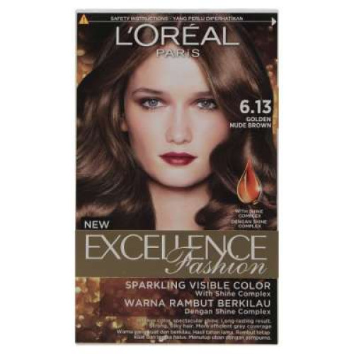 LOREAL EXC FASHION 6.13 GOLDEN N/BROWN