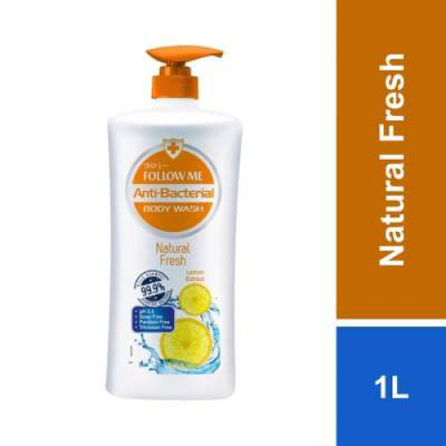 FOLLOW ME A.BAC B.WASH NAT.FRESH-1L+RF 900ML