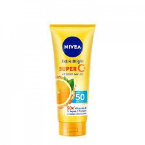 NIVEA EXT BRIGHT SUP C+SPF50 VIT SERUM 180ML