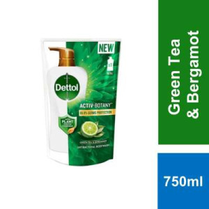 DETTOL SG BOTANIC GREEN TEA POUCH 720G