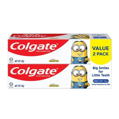 COLGATE KIDS MINION TOOTHPASTE TP 40G*2