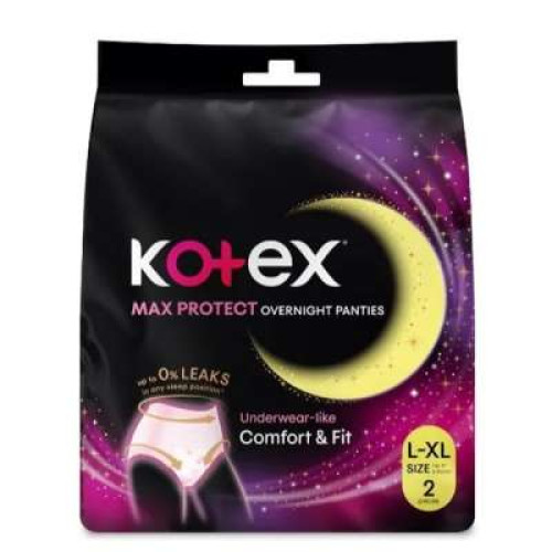 KOTEX OVN PANTIES L/XL SIZE 2'S 