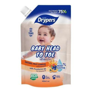 DRYPERS BABY HEAD TO TOE 450ML - FRUIT
