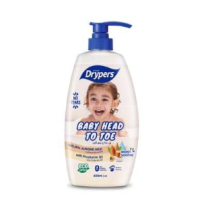DRYPERS BABY HEAD TO TOE 650ML -ALM 