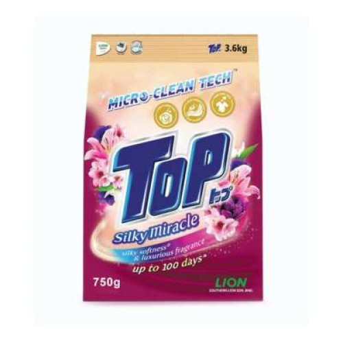 TOP DETEG PWD SILKY MIRACLE 750G