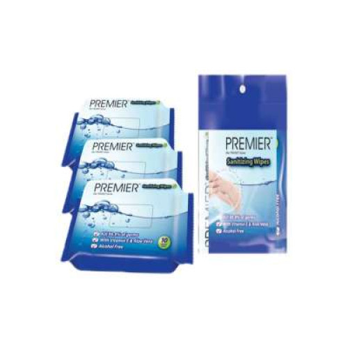 PREMIER ANTIBACTERIAL WET WIPES 10S*3