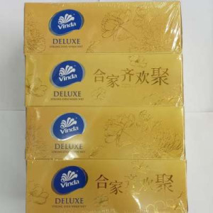 VINDA BOX TISSUE 3PLY 4 X80S
