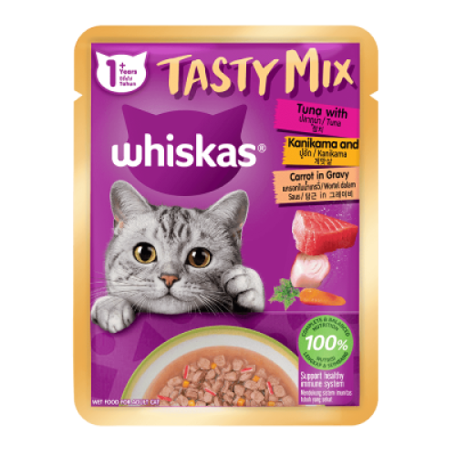 WHISKAS TASTY MIX TNKANICAR IN GRVY 70G
