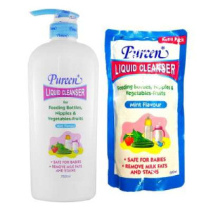 PUREEN L/CLEANSER F/B (M) 750ML+600ML
