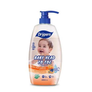 DRYPERS BABY HEAD TO TOE 650ML - FRUIT 