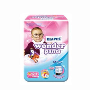 DIAPEX WONDER PANTS S.JUMBO PACK XL40+4 DIAPEX WONDER PANTS S.JUMBO PACK XL40+4