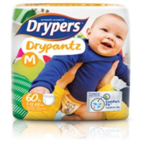 DRYPERS DRYPANTZ MEGA M 58'S