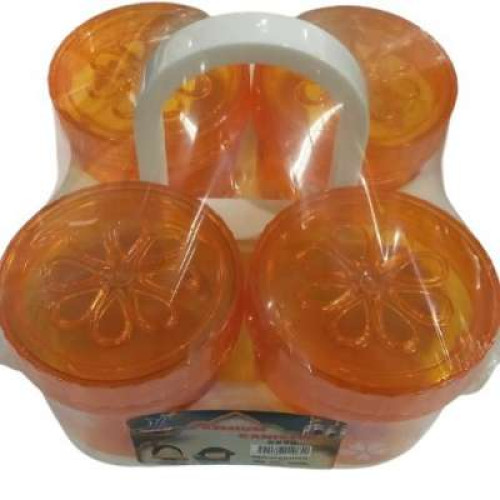 JKR U2578 4PCS 550ML CANISTER W TRAY 