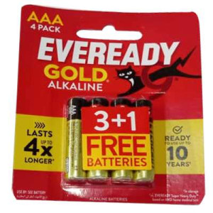 EVEREADY GOLD AAA A92BP3+1M (3 FREE 1) EVEREADY GOLD AAA A92BP3+1M (3 FREE 1)
