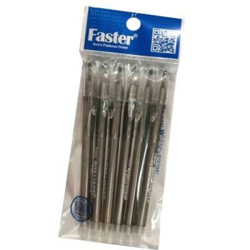 FASTER CX446 6BK 0.7MM BALL PEN (6IN1)