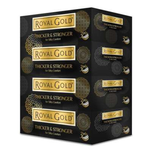 ROYAL GOLD LUXURIOUS WHITE 3 PLY 120S*4