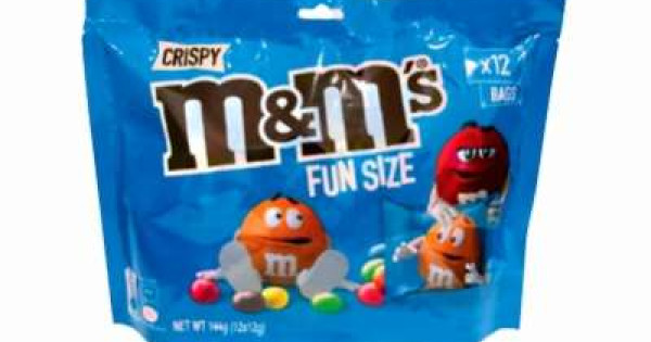 M&M CRISPY FUNSIZE 144G